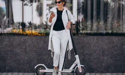 Best Electric Scooters for Commuting Adults 2023 girl women mobile