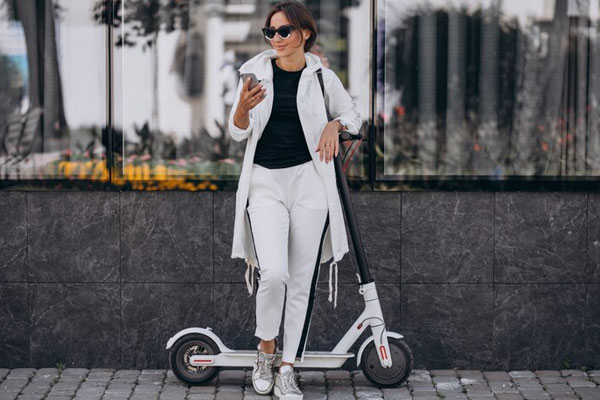 Best Electric Scooters for Commuting Adults 2023 girl women mobile