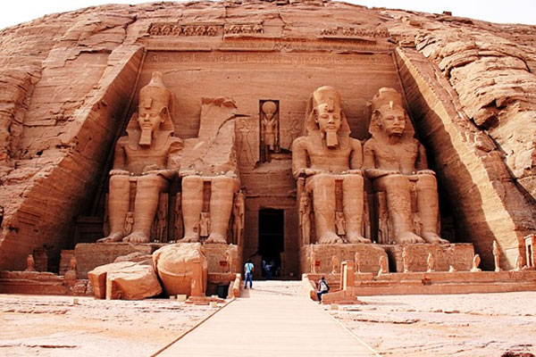 Temple of Abu Simbel in Egypt